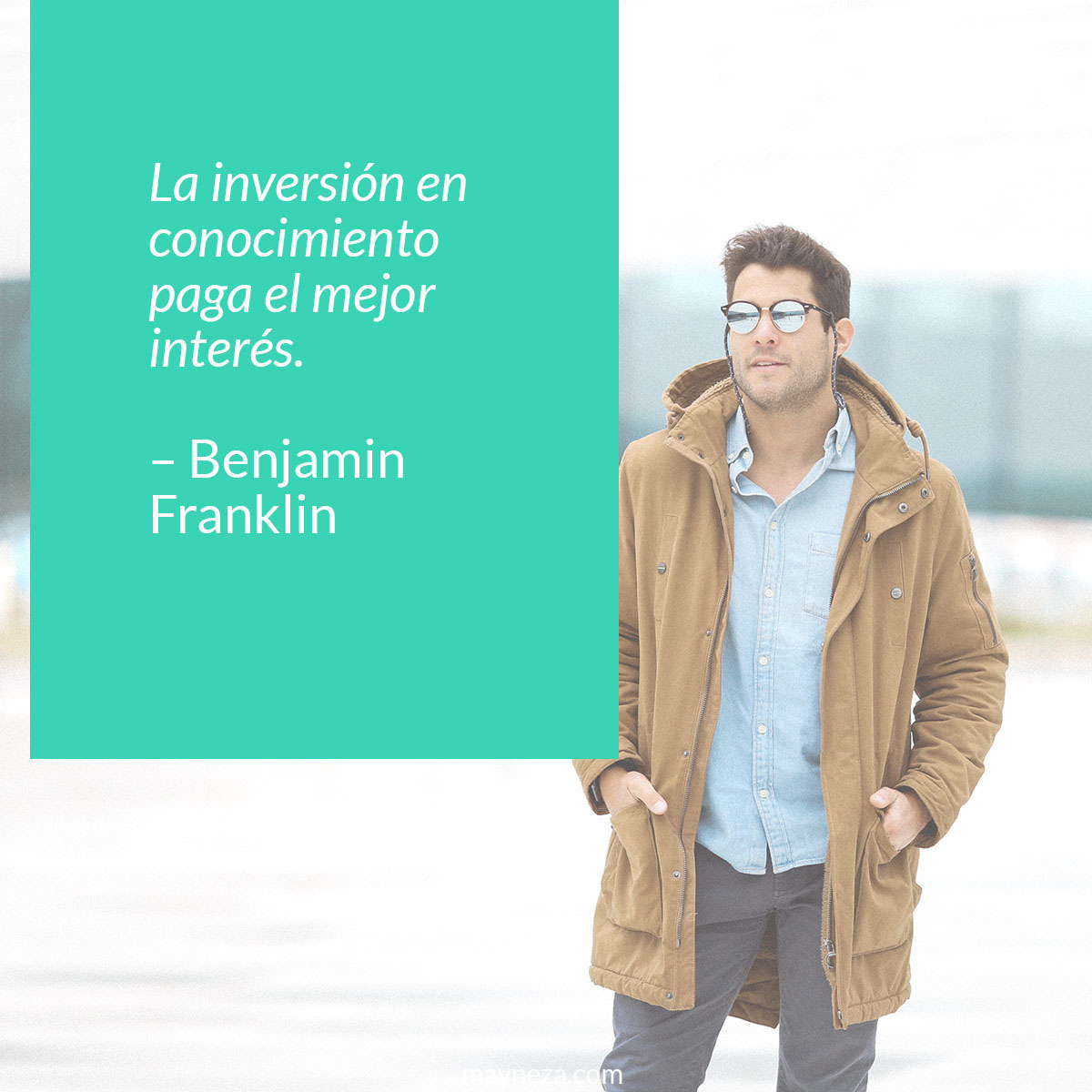 frases de motivacion para estudiantes - La inversión en conocimiento paga el mejor interés. – Benjamin Franklin