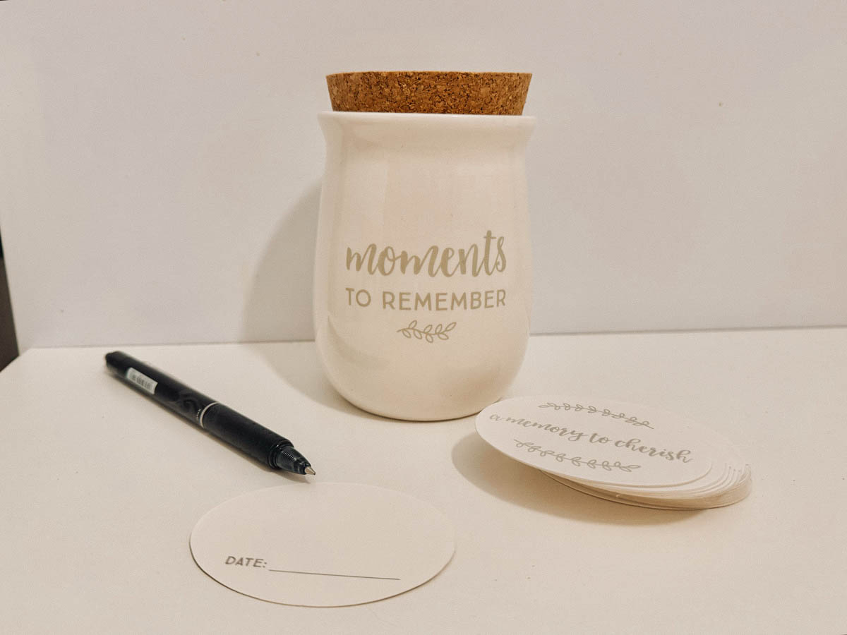 frasco de gratitud gratitude jar momentos que recordar