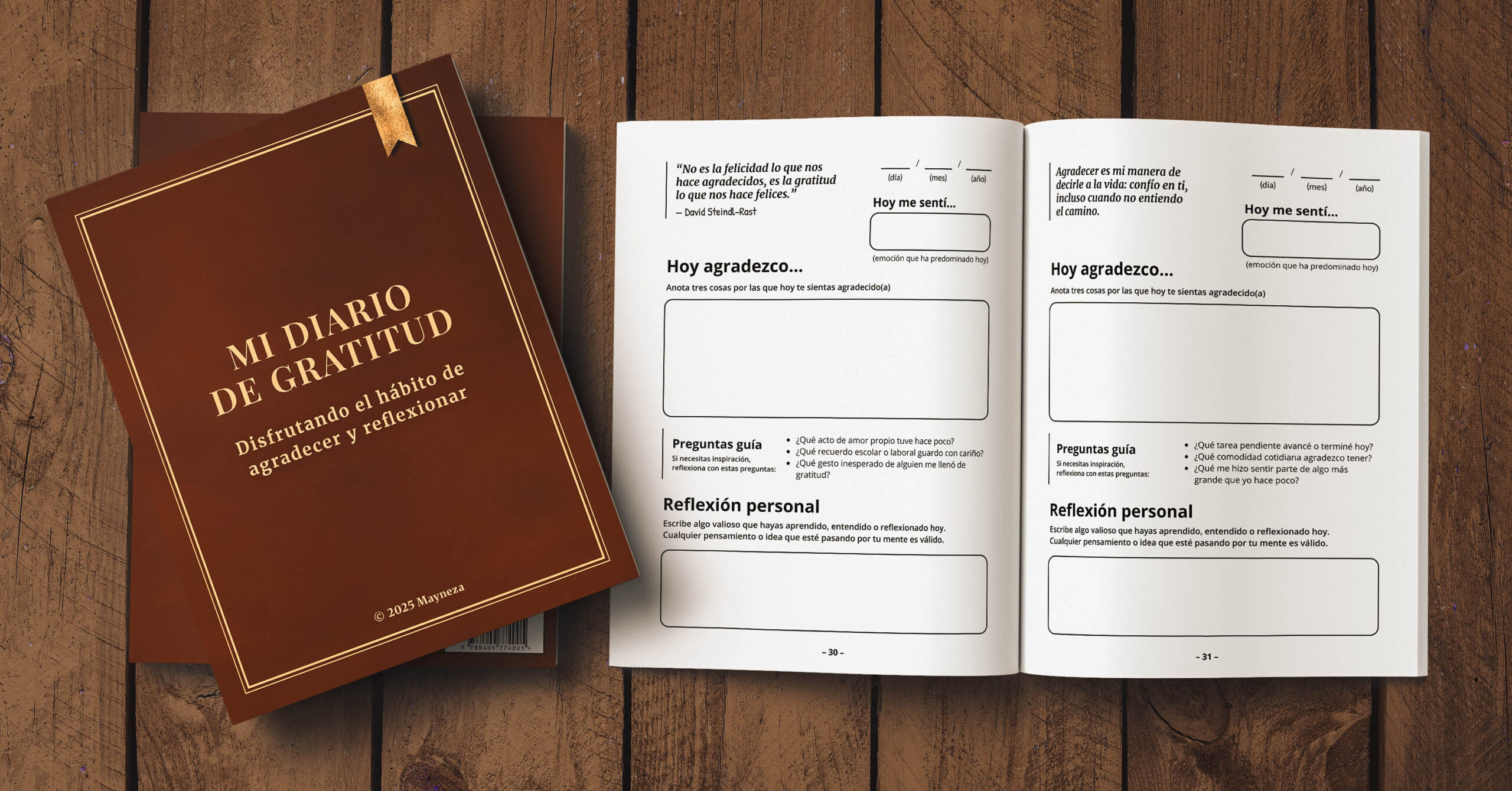 el mejor diario de gratitud