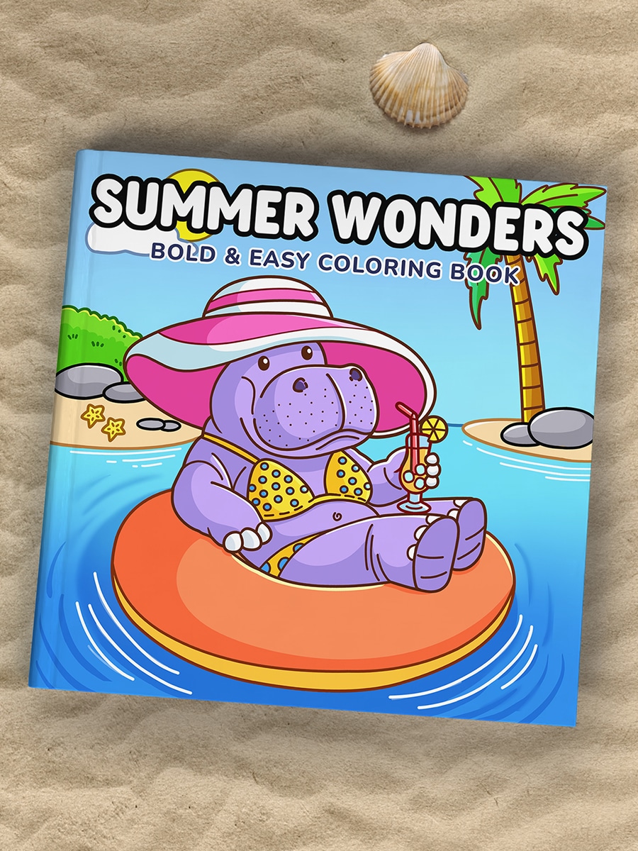 Summer Wonders Libro de Colorear de Verano