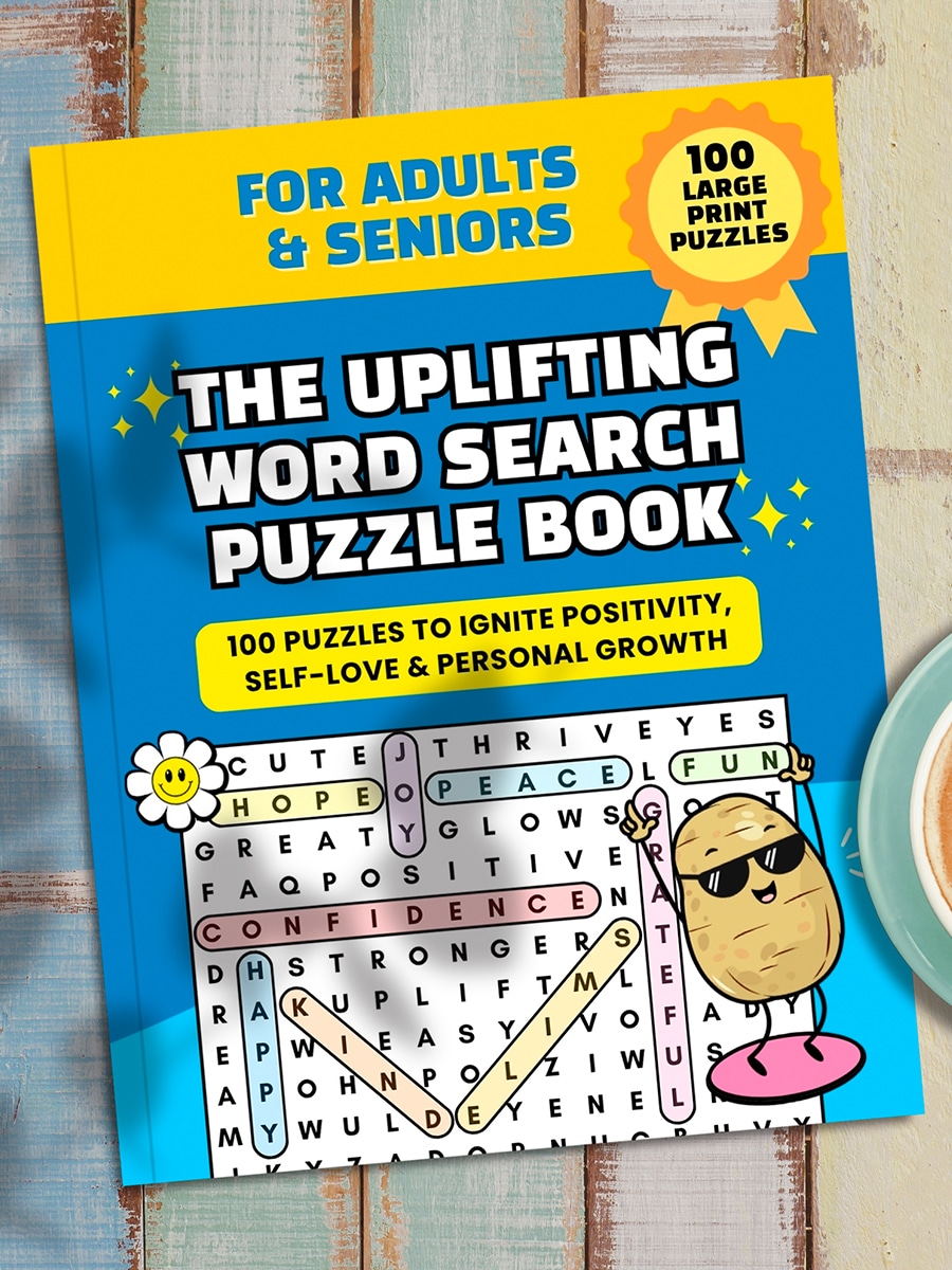Libro de Sopa de Letras Motivador The Uplifting Word Search Book
